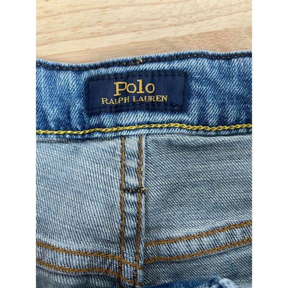 Polo Ralph Lauren Youth Size 14 Blue Straight Leg Jeans Denim Medium Wash - Picture 5 of 9